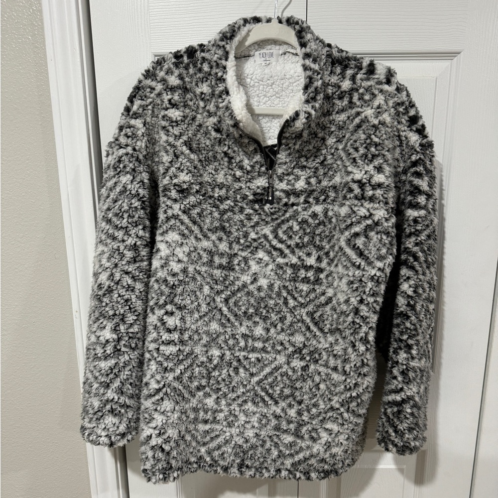 Soft pullover jacket
